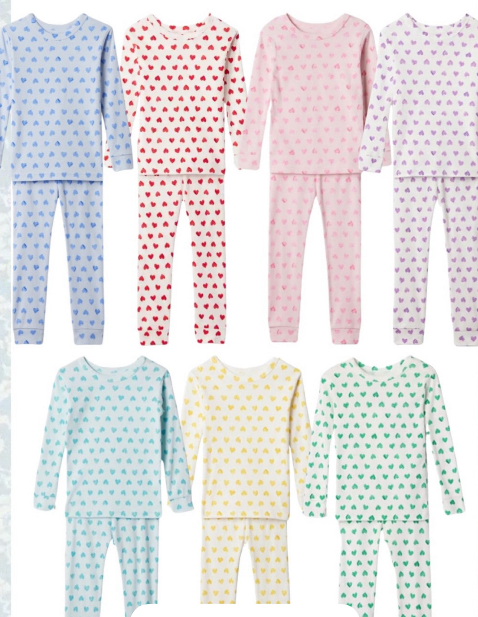 The best Valentine pajamas!! We got the pink and blue! 🩷🩵 Gap factory UNDER $9!!!! 

#LTKdayinmylife #LTKSaleAlert