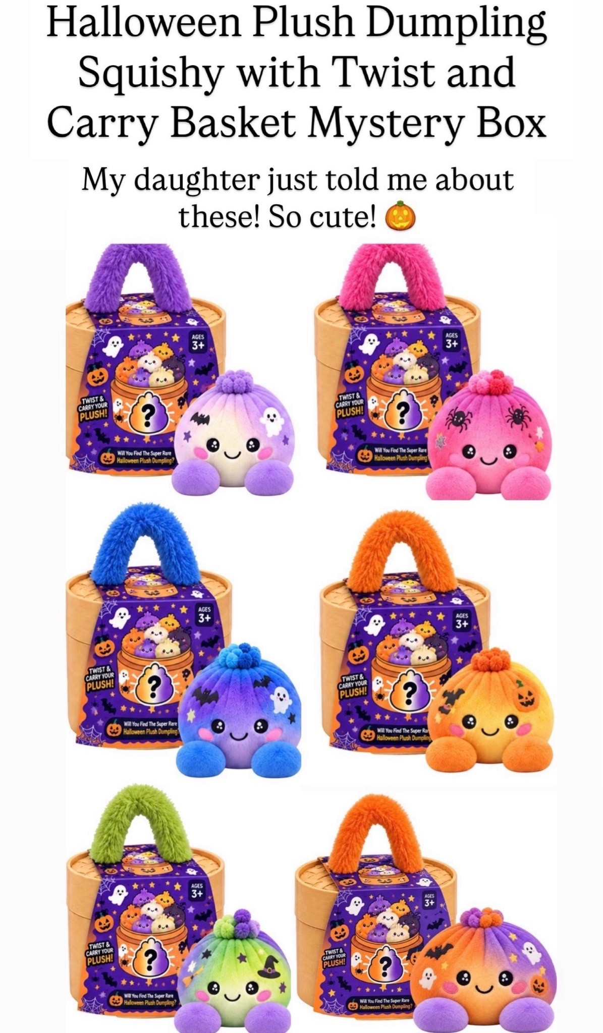 Halloween bush dumpling squishy