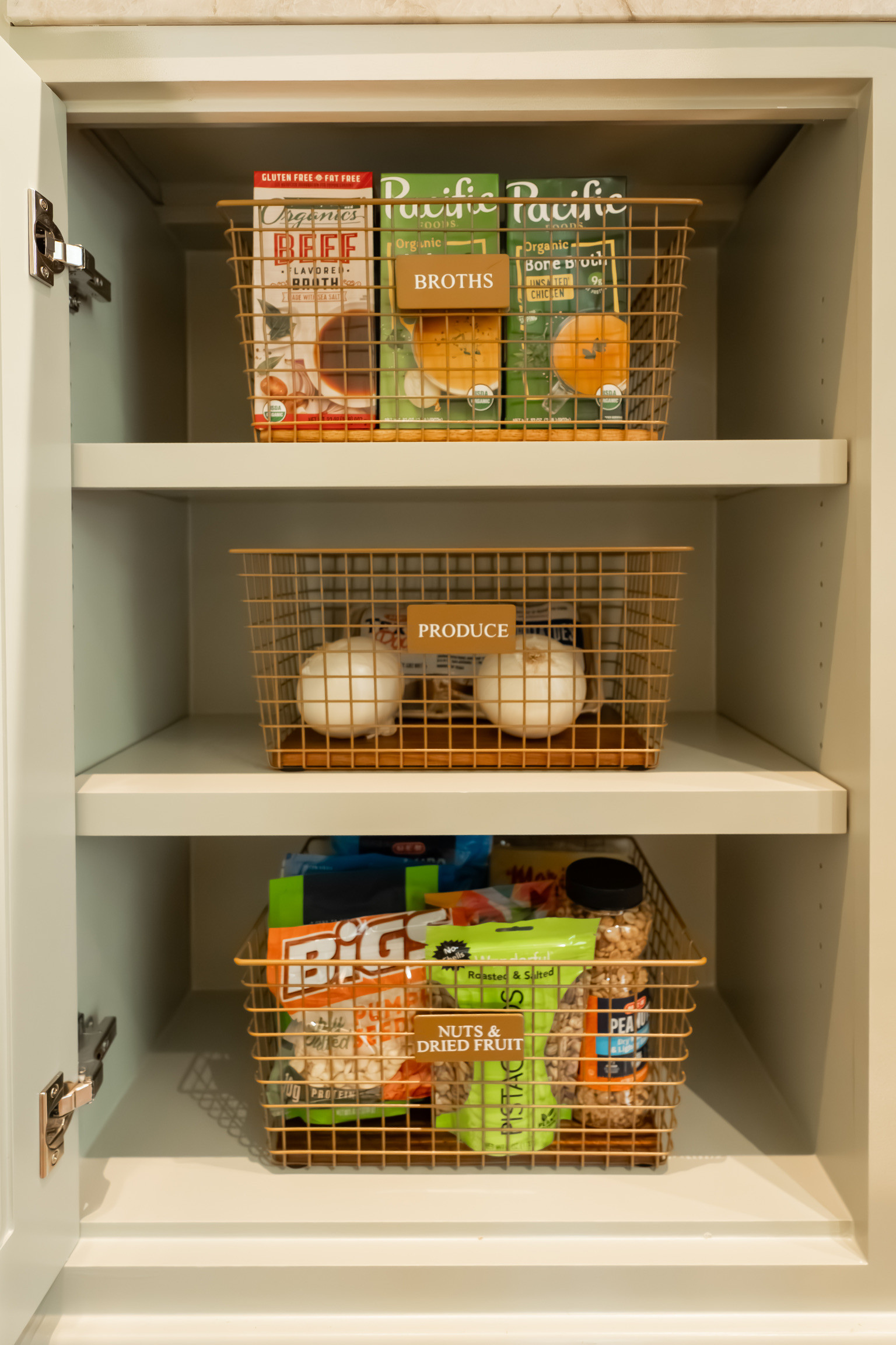 NEAT Method Grid Baskets and Label Clips perfectly elevate this amazing pantry. The pantry in The Midland Legacy Home Tour is a beautiful example of where thoughtful organization meets everyday living. We've gathered the exact products used to create this refined, functional space—from our favorite storage solutions and organizers to the elevated details that make the pantry feel as beautiful as it is practical. Shop the collection and discover the pieces that can help you create a pantry that's organized to last and a joy to use every day. 

 #LTKHome

#LTKHome