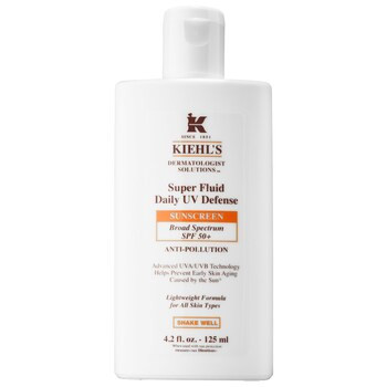 Super Fluid Daily UV Defense Sunscreen Broad Spectrum SPF 50+ - Kiehl's Since 1851 | Sephora | Sephora (US)