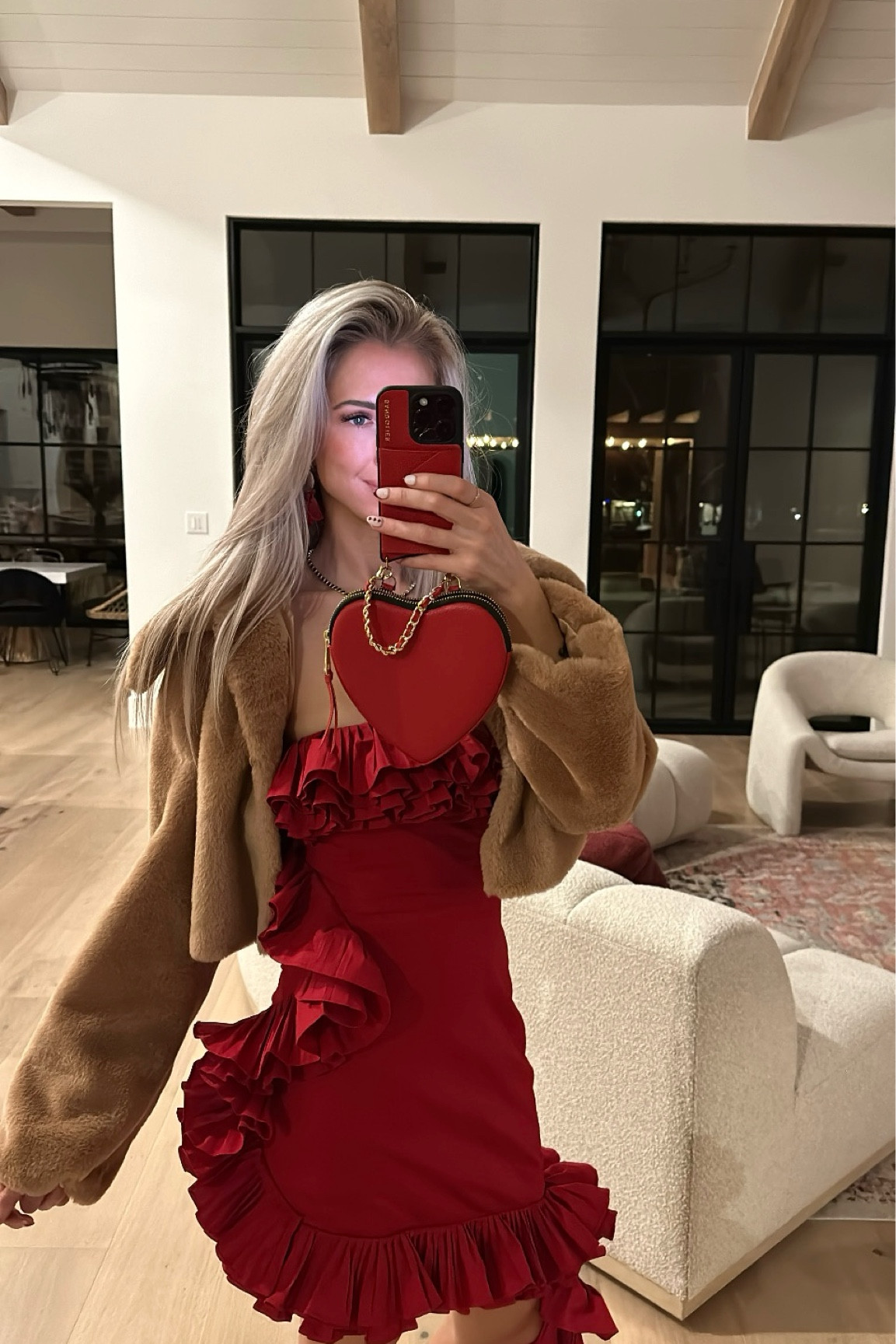 Prettiest red dress + heart purse

#LTKwedding #LTKshoecrush #LTKSeasonal