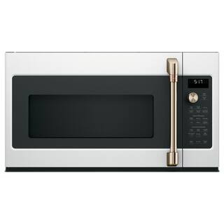 1.​7 Cu.​ Ft.​ Over the Range Microwave in Matte White with Air Fry | The Home Depot