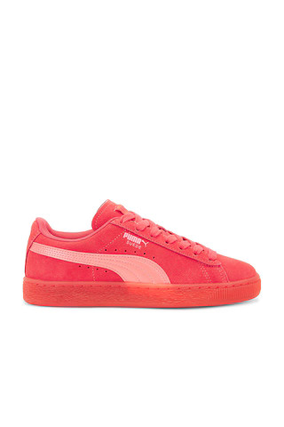 Puma Select Suede Classic Translucent Sneaker in Red | FWRD 