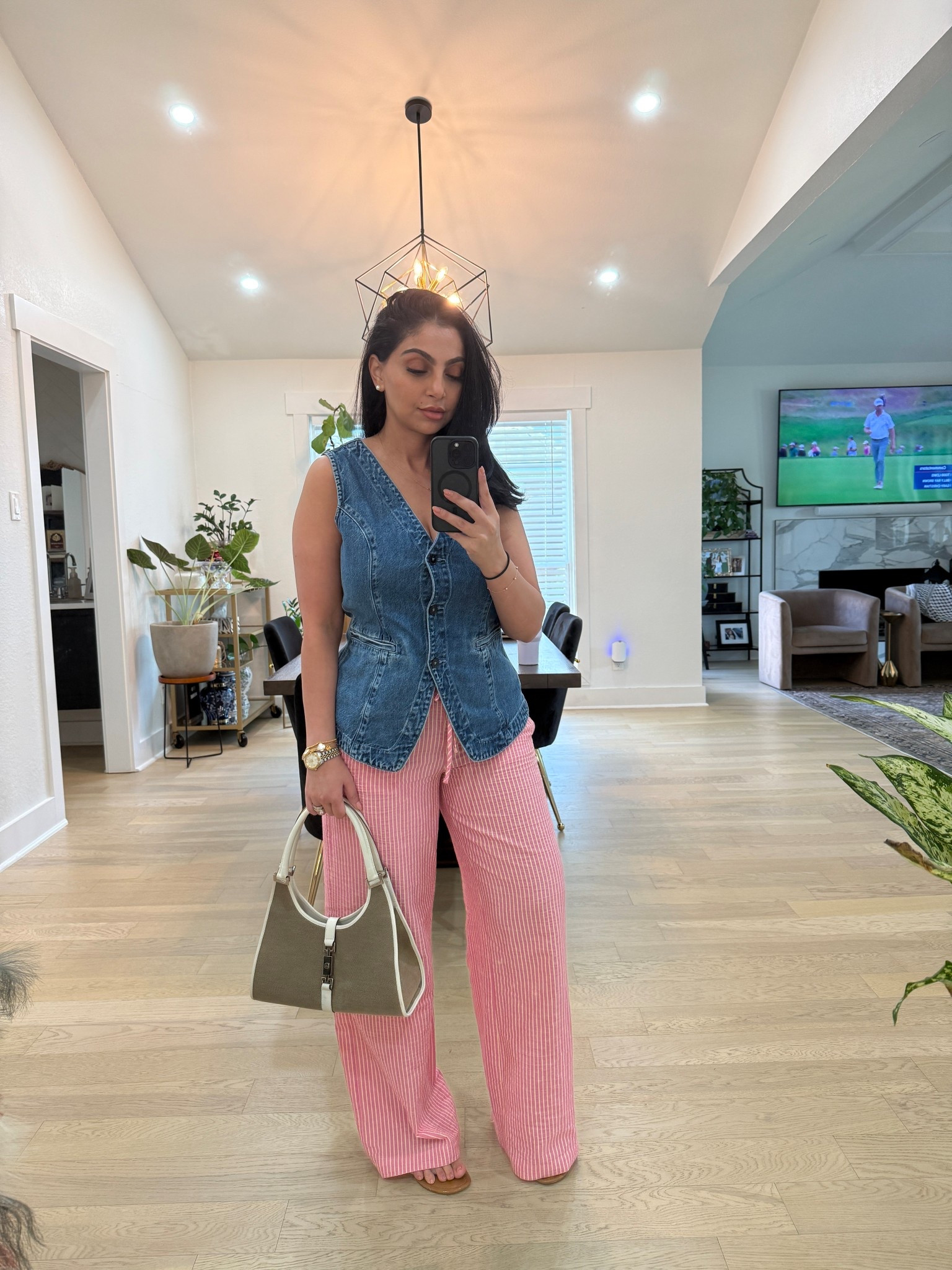 Gap longline denim vest paired with linen pants from Zara. #gap #zara #linenpants #summeroutfit #denimvest #vest #casualoutfit #comfortableoutfit #summerfashion #summerootd 

#LTKStyleTip #LTKSummerEdit