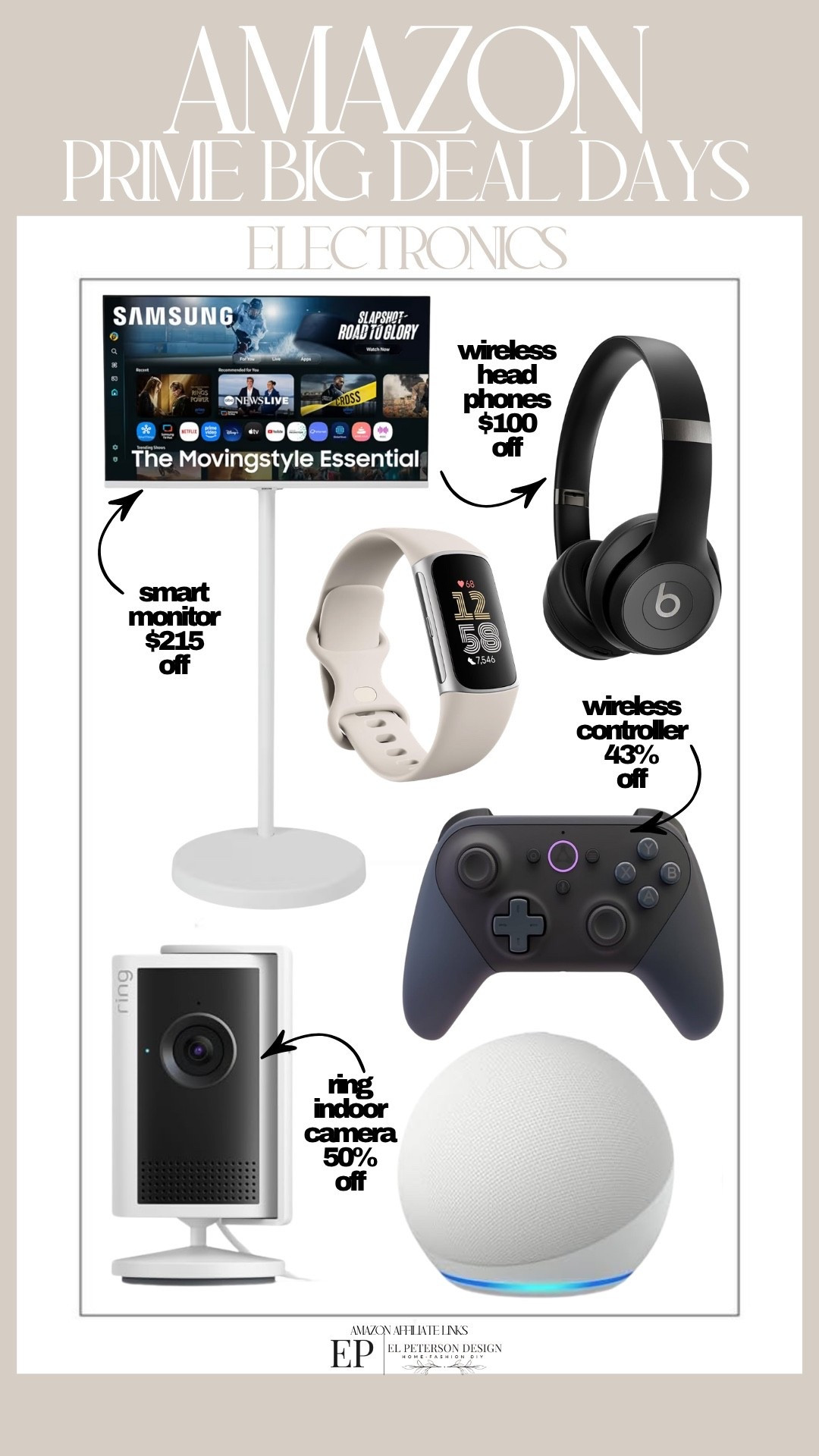 Amazon
Prime Big Deal Days 
Headset
Watch
Joystick
Camera
Monitor