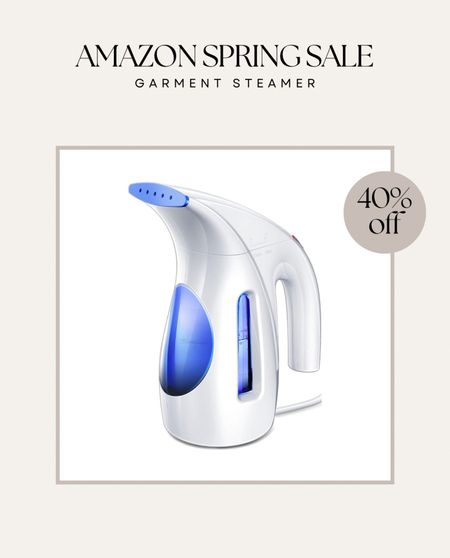 Favorite steamer on sale! Amazon garment steamer. Amazon big spring sale 

#LTKhome #LTKsalealert #LTKfindsunder50