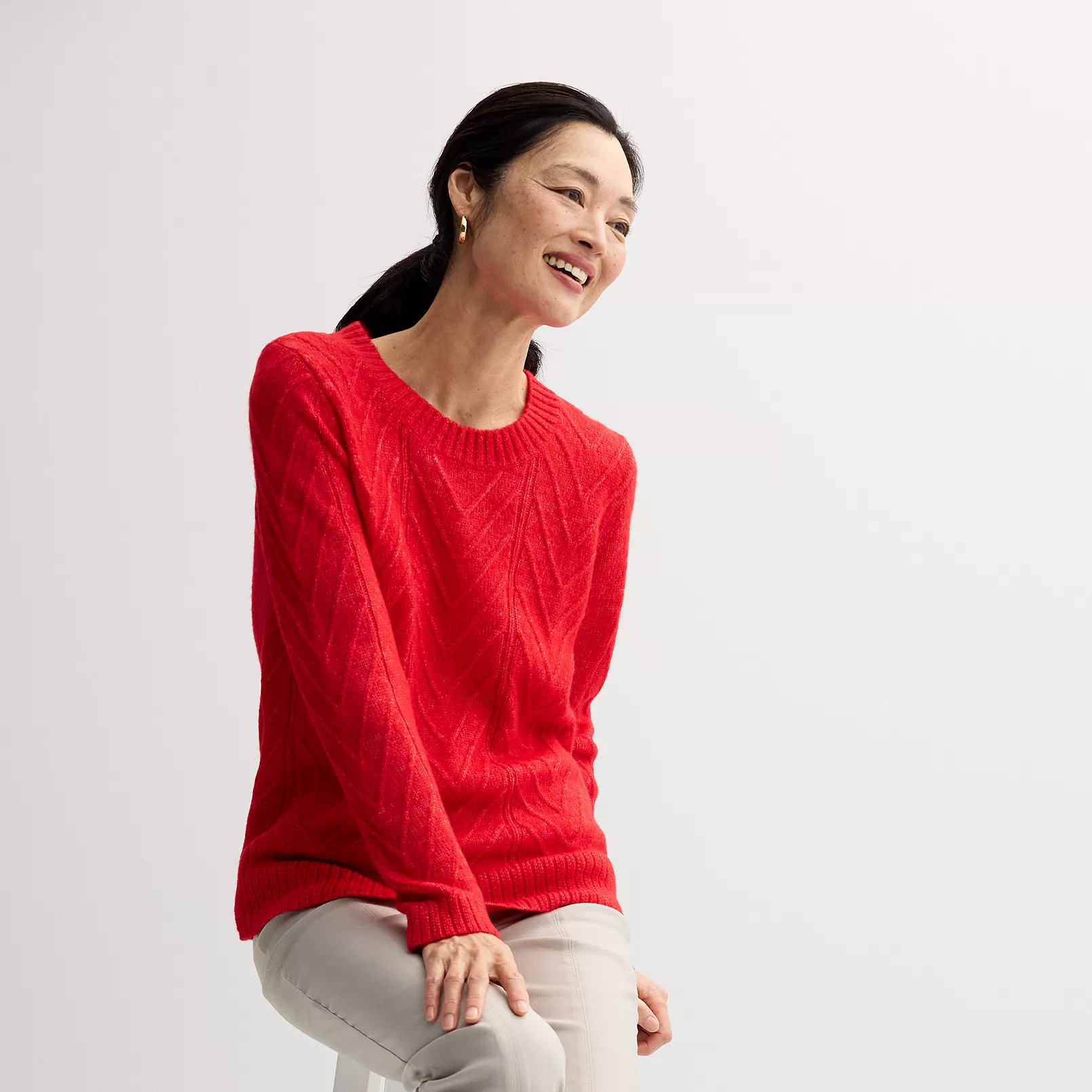 Women's Croft & Barrow® Cozy Pullover Sweater | Kohl's