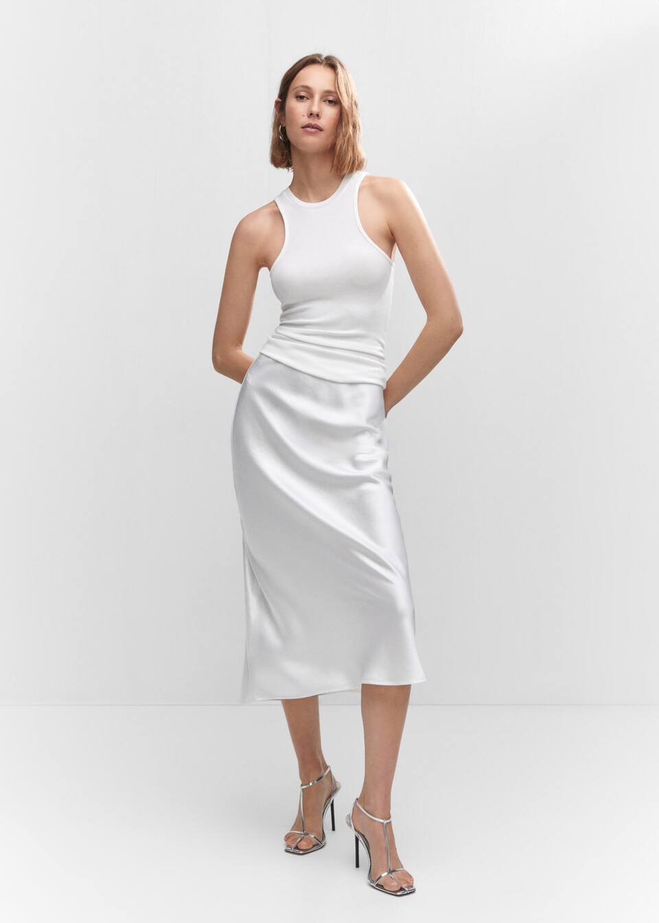 Ribbed strap top | MANGO (US)