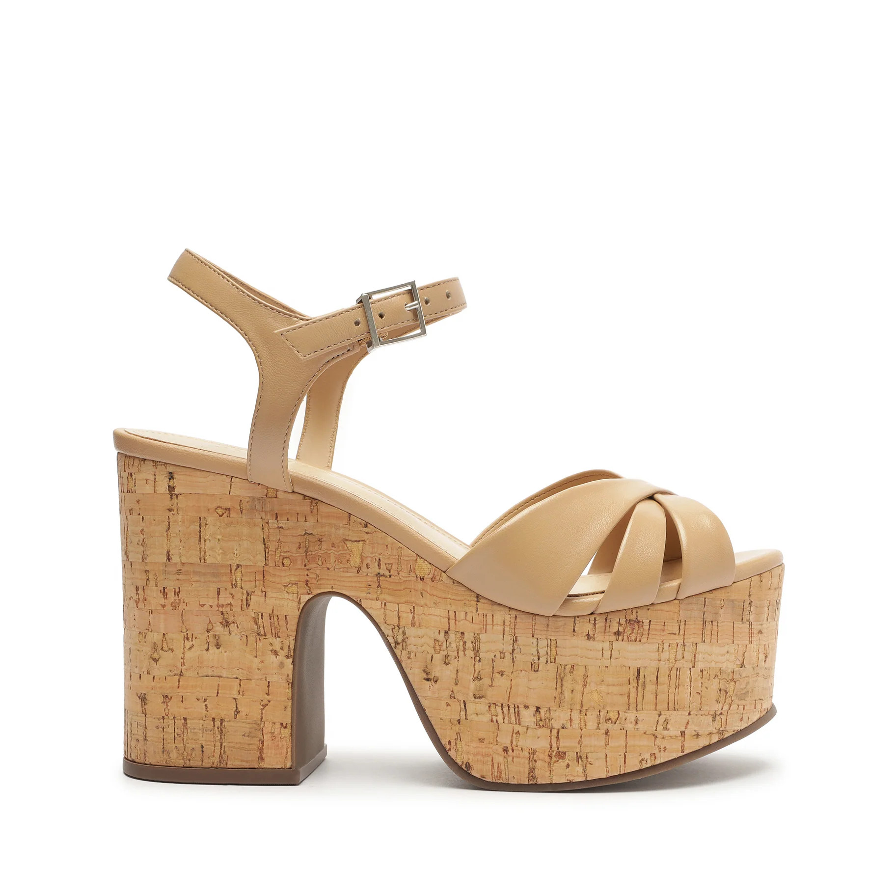 Keefa Cutout Nappa Leather Sandal | Schutz Shoes (US)