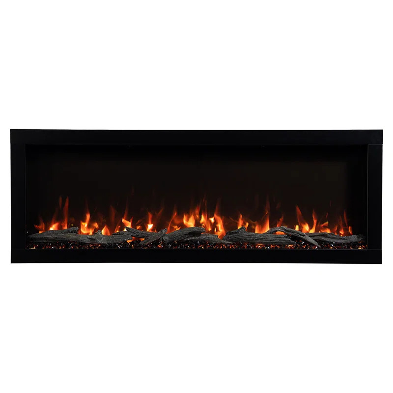 Modern Ember Highmark Smart Linear Electric Fireplace - 10 Flame Colors - Works with Voice Assist... | Wayfair North America