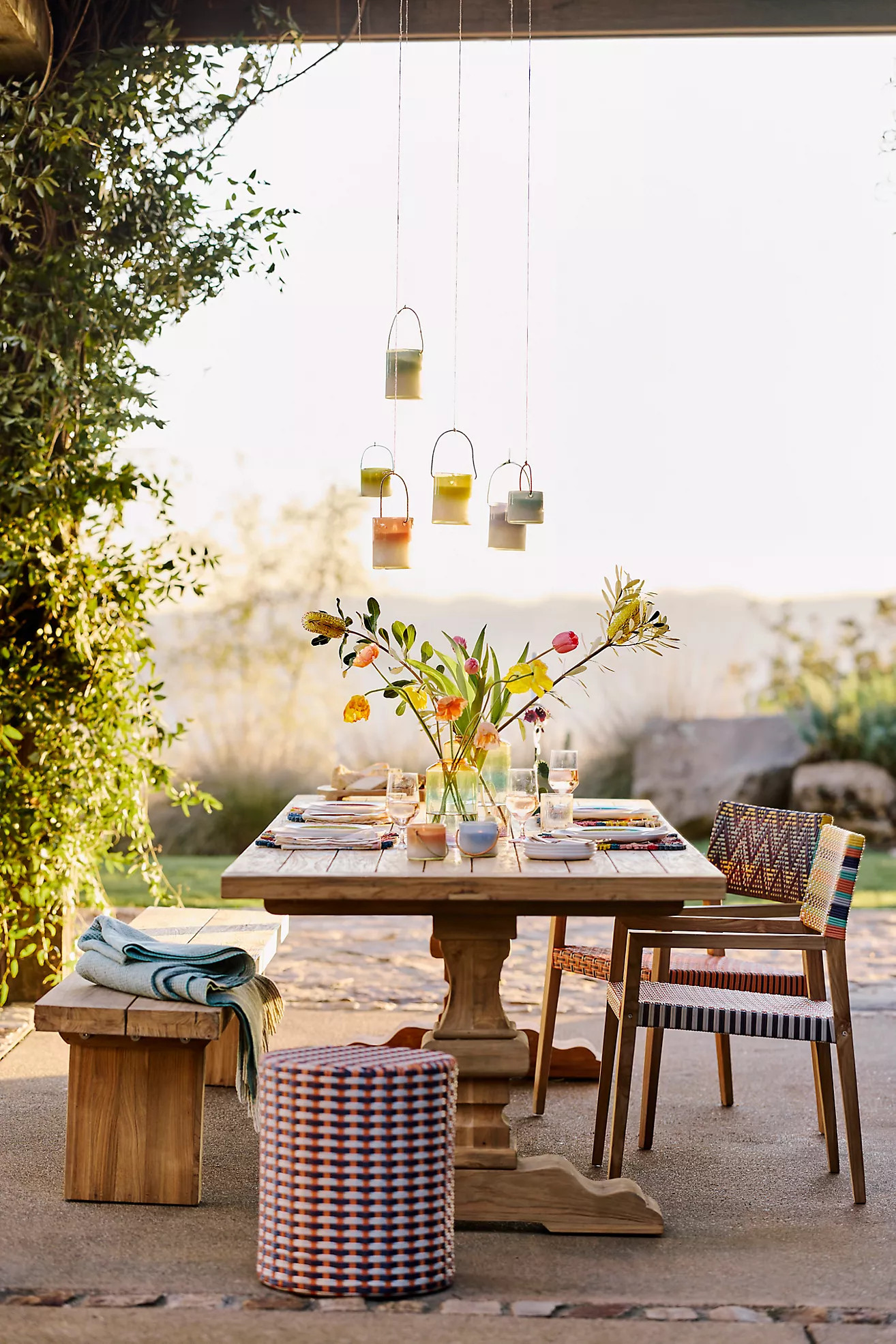 Campo Teak Dining Table, 10\u2019 | Anthropologie (US)