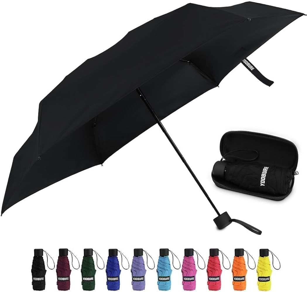Yoobure Small Mini Umbrella with Case Light Compact Design Perfect for Travel Lightweight Portabl... | Amazon (US)