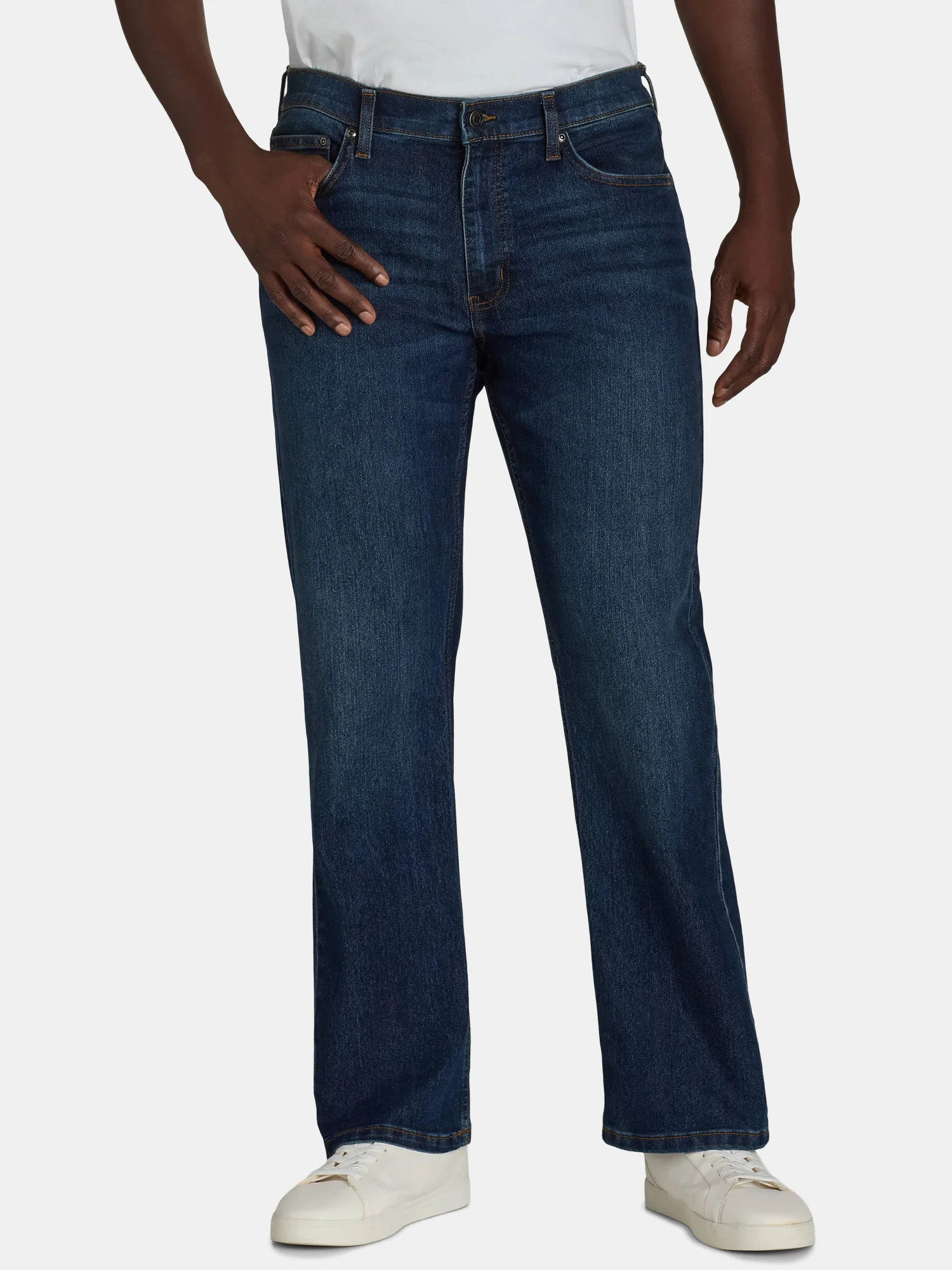 George Men's Bootcut Jeans, 30” Inseam, Sizes 28-42 - Walmart.com | Walmart (US)