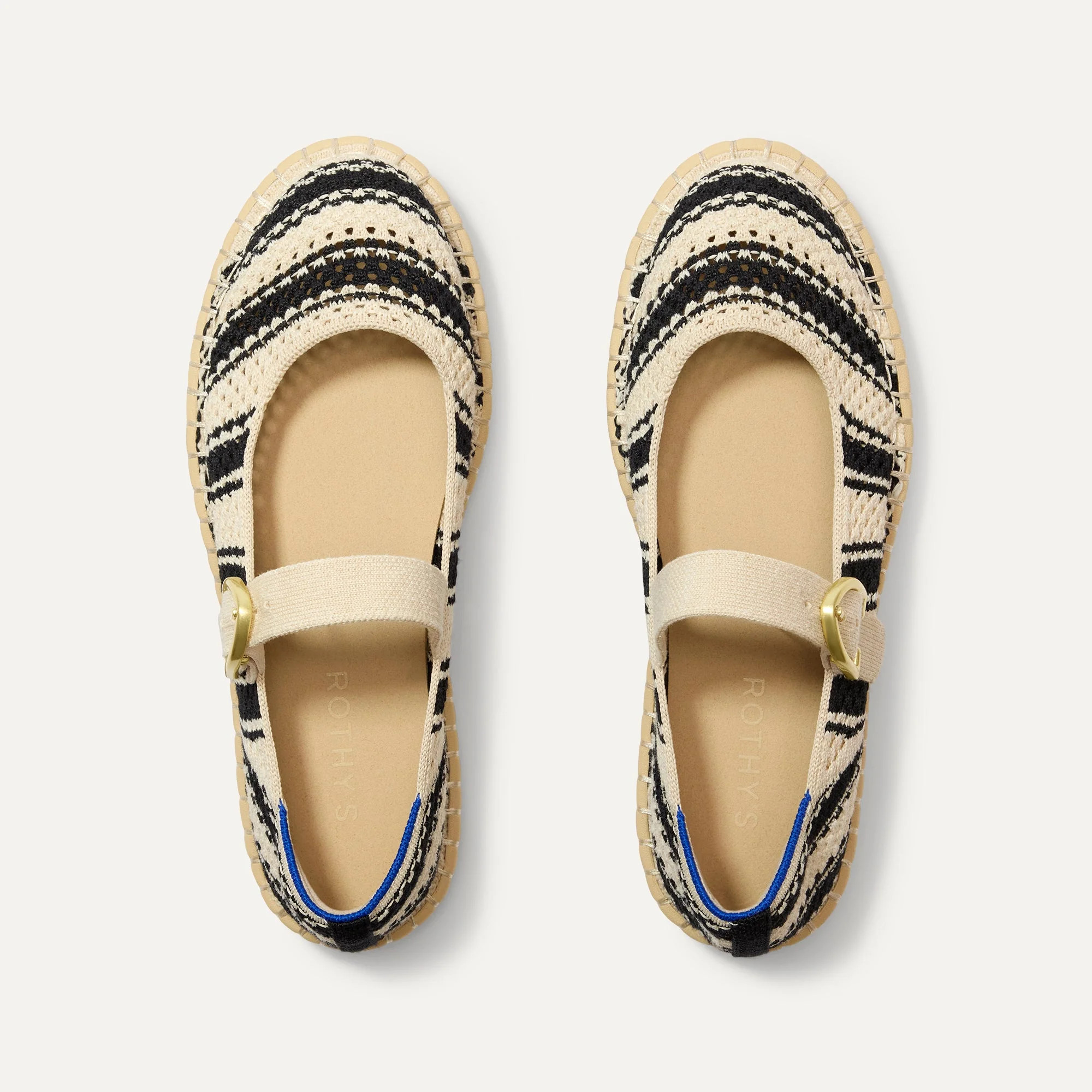 The Espadrille Mary Jane in Compass Stripe | Rothy's | Rothy's