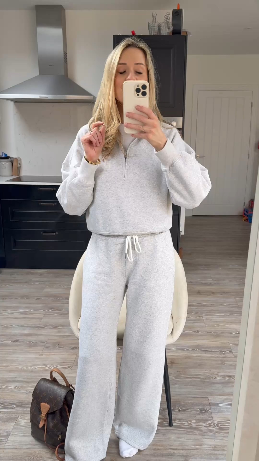 The perfect grey tracksuit for spring! I’m 5’7 and a UK 8-10 for reference . It’s so soft , going to get the joggers in the oatmeal too 
. A good one to wear as an airport outfit too x

#LTKtravel #LTKstyletip #LTKspring