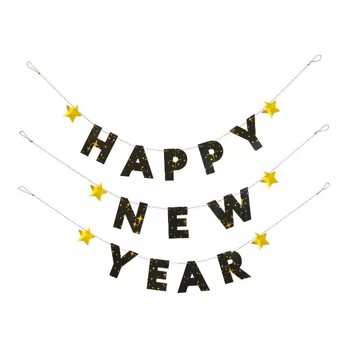 3ct 'Happy New Year' Banner Party Decorations - Spritz™ | Target