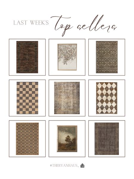 This week’s top sellers! You guys are absolutely loving all things rugs right no. So many of these have been favorites for the last few weeks, and so many of them can be founded styled in our home! Great price points too! 

#LTKhome #LTKstyletip