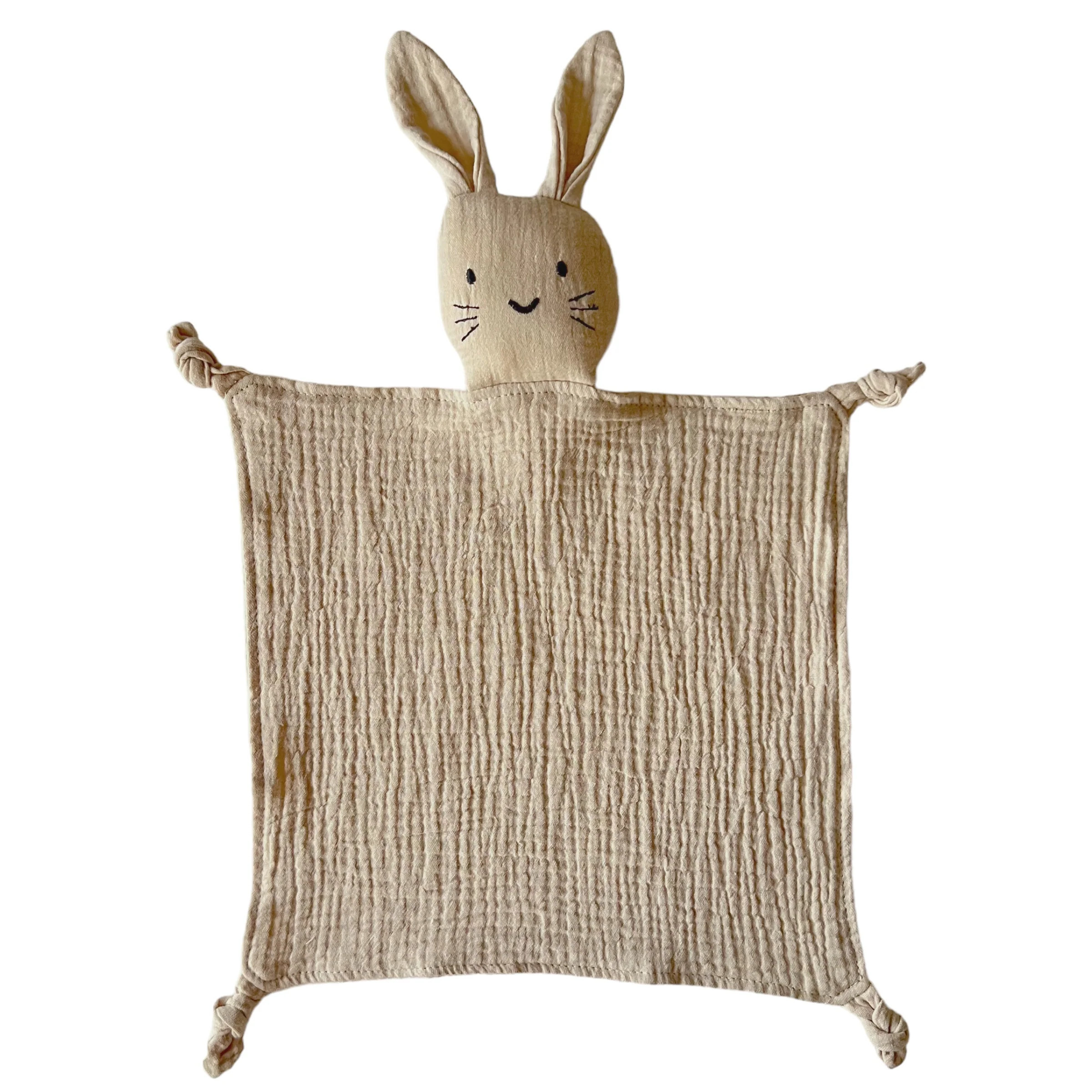 Muslin Bunny Lovey, Oatmeal | SpearmintLOVE