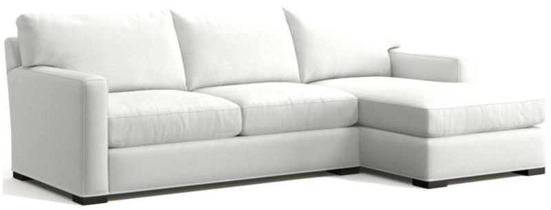 Axis 2-Piece Sectional Sofa + Reviews | Crate & Barrel | Crate & Barrel