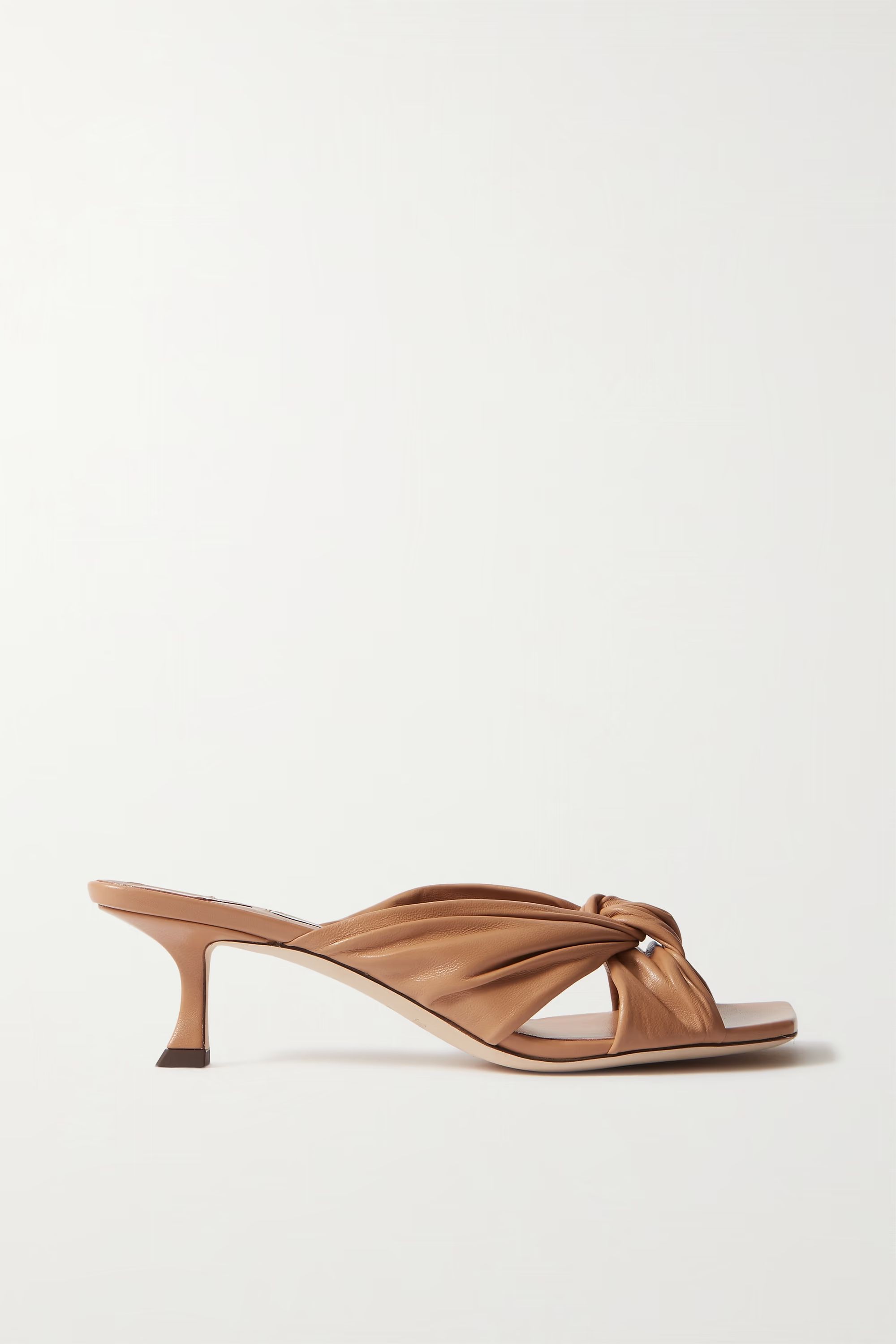 Avenue 50 knotted leather mules | NET-A-PORTER (US)