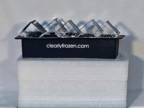 Highest Rated (4.6 Star) Highest Capacity (Ten 2" Cubes) Clear Ice Tray - What Beats BEST and MOS... | Amazon (US)