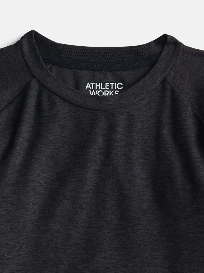 Athletic Work Boys ButterCore Tee with Long Sleeves, Sizes 4-18 | Walmart (US)