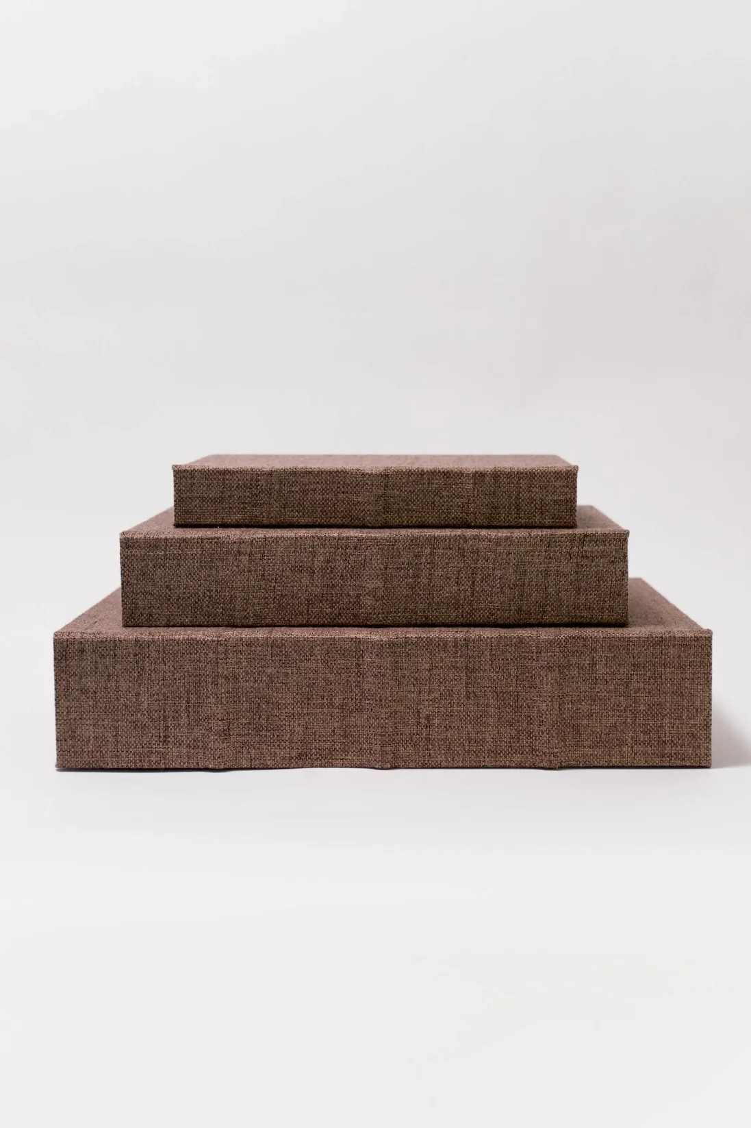 Storage Book Box Set - Brown | THELIFESTYLEDCO