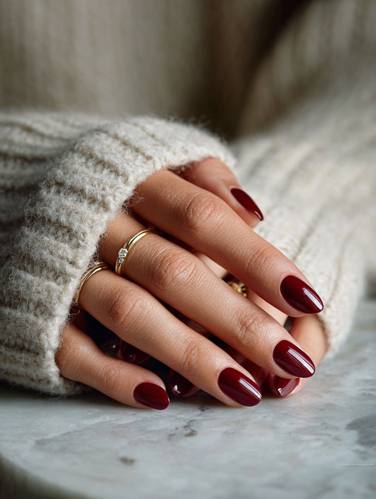 Nothing feels more timeless in winter than a perfectly polished wine-toned manicure. Rich, moody, and endlessly chic, these deep reds bring instant sophistication to cold-weather looks—whether paired with cozy knits or sharp tailoring. 

 #LTKgrwm #LTKBeauty