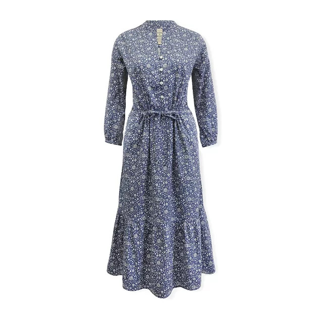 Hope & Henry Women's Long Sleeve Button Front Tiered Dress | Target