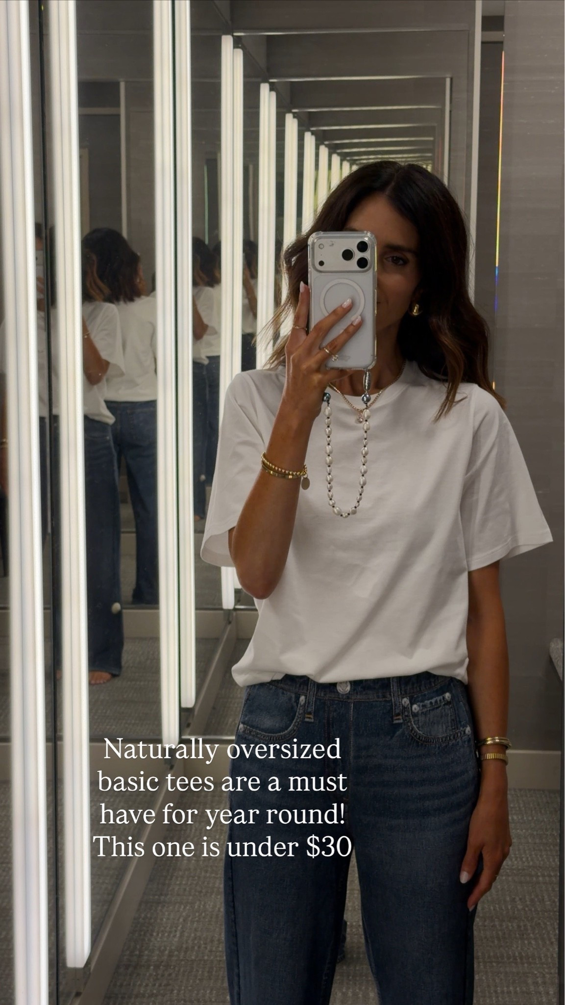 Naturally oversized basic tees are a must year round! I’m just shy of 5-7” wearing the size XS and my jeans run big I would size down

#LTKSeasonal #LTKSaleAlert #LTKootd