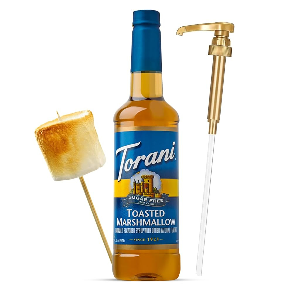 Sugar Free Toasted Marshmallow Syrup for Coffee 25.4 Ounces Coffee Syrups and Flavors with Jimoco... | Amazon (US)