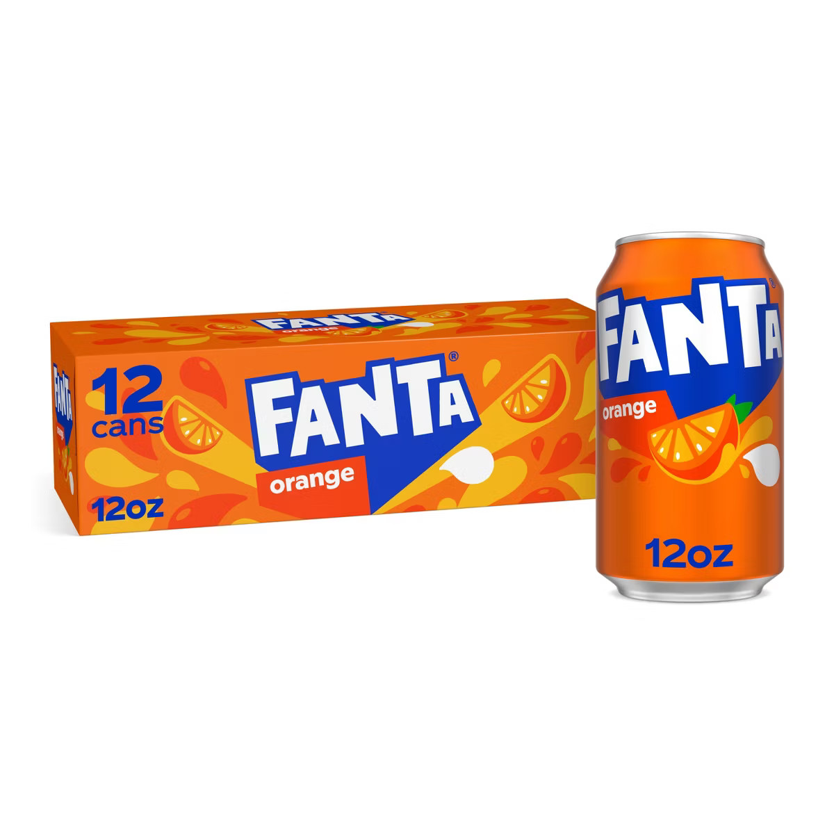 Fanta Orange Soda - 12pk/12 fl oz Cans | Target
