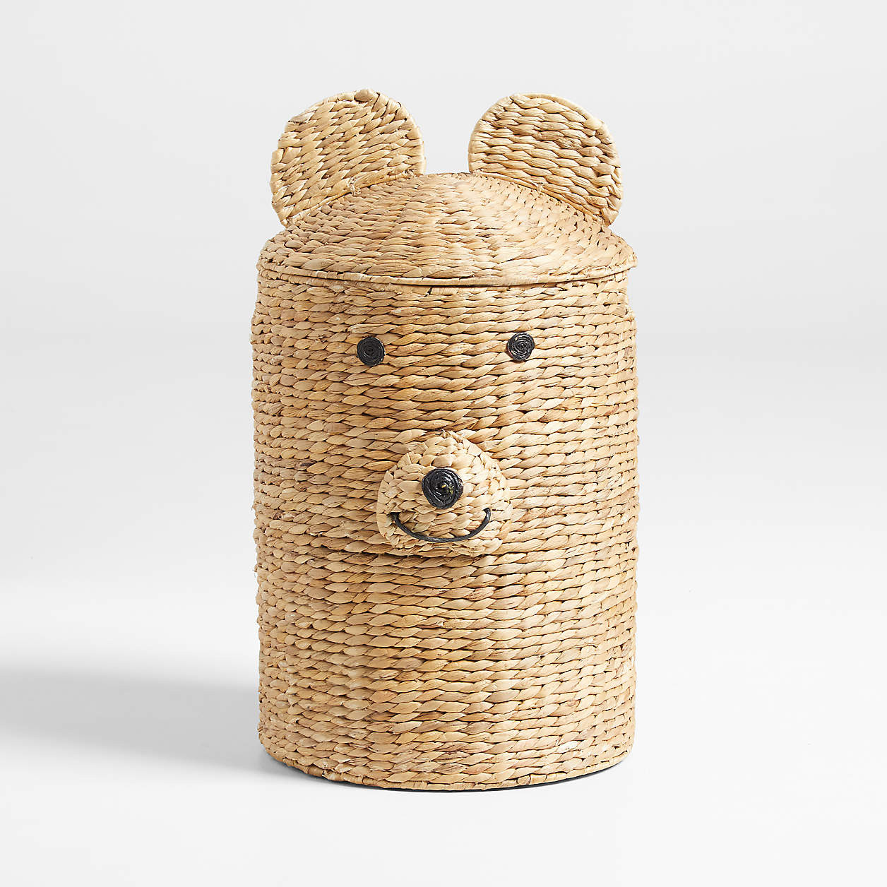 Bear Woven Kids Hamper with Handles + Reviews | Crate & Kids | Crate & Barrel