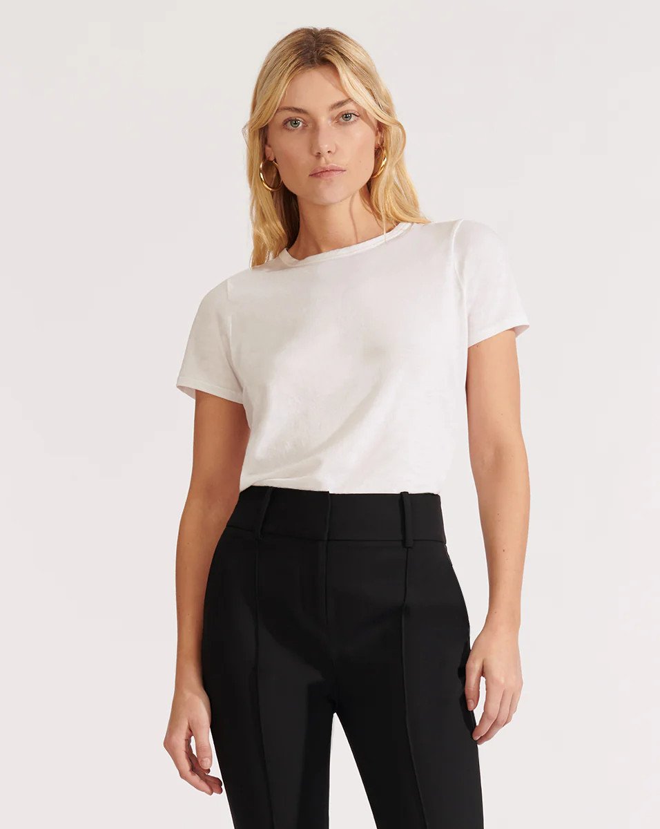 Lauren Crew-Neck Tee | Veronica Beard