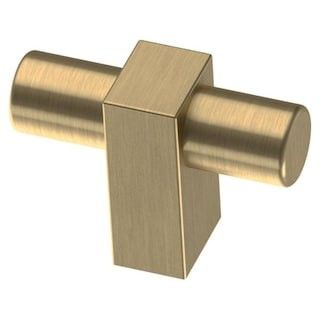 Artesia 1-3/4 in. (45mm) Champagne Bronze Bar Cabinet Knob | The Home Depot