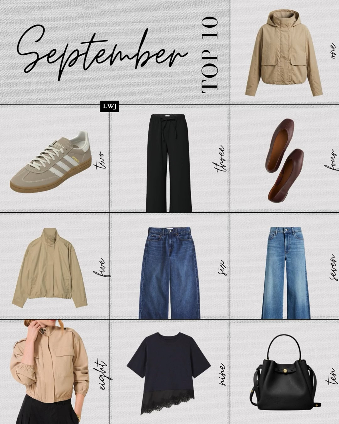 september's top 10 bestsellers: 

1. lululemon always effortless jacket -- wind & water-resistant
2. adidas spezial sneakers -- have some arch support
3. aritzia lodge pants -- wrinkle-resistant & wash so well
4. madewell greta glove flat 
5. aritzia geneva jacket -- water-repellent
6. abercrombie wide-leg jeans 
7. frame le slim palazzo -- on sale! 
8. evereve shayna military jacket -- lightweight for fall
9. evereve asymmetrical tee 
10. tory burch romy bucket tote - buttery soft & comes in tons of colors

#LTKSeasonal
