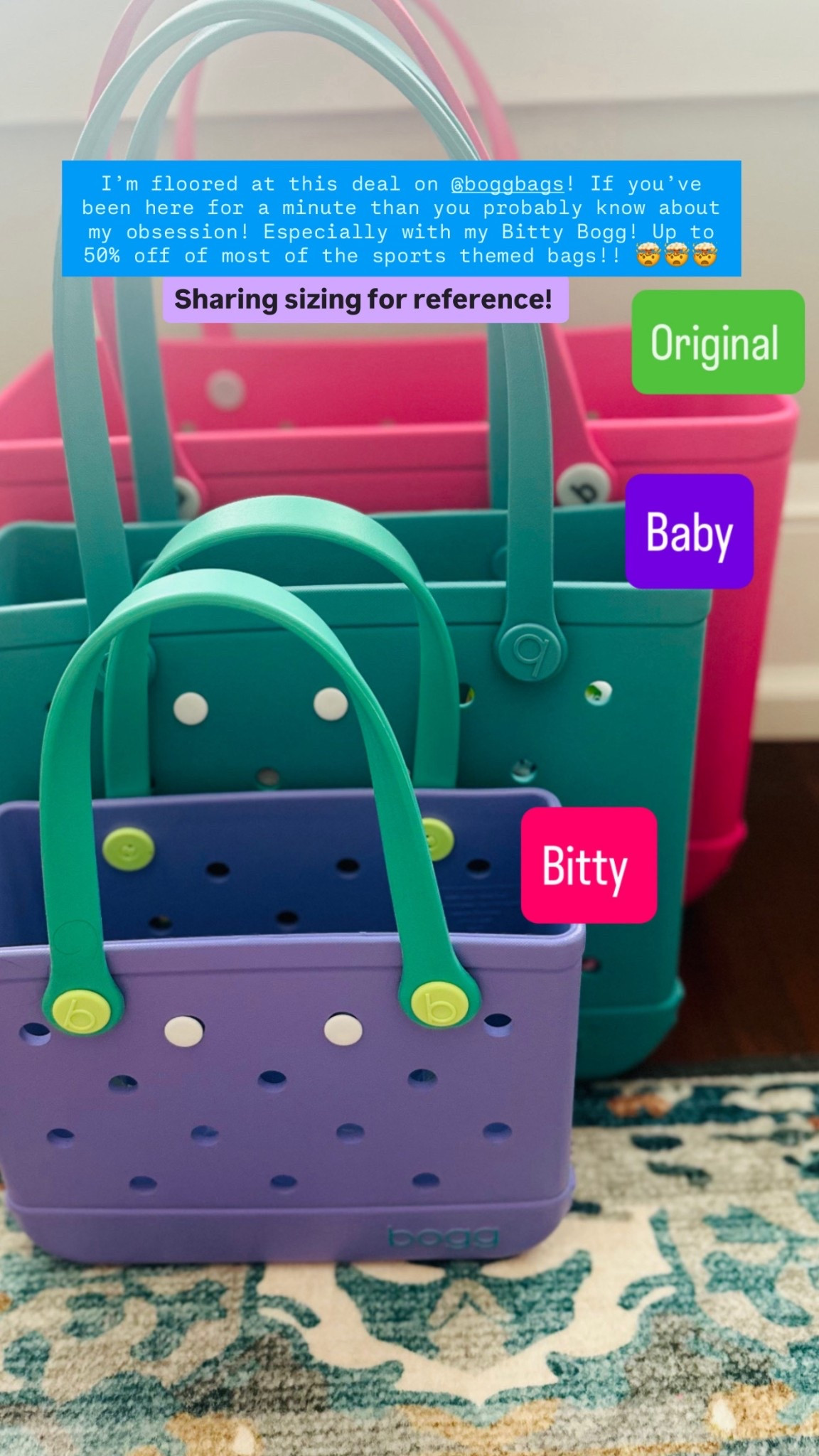 50% off select Bogg Bags! I’m not sure I e ever seen them give this big of a discount!! 

Bogg bag / tote bag / summer bag / sale 

#LTKFindsUnder50 #LTKFindsUnder100