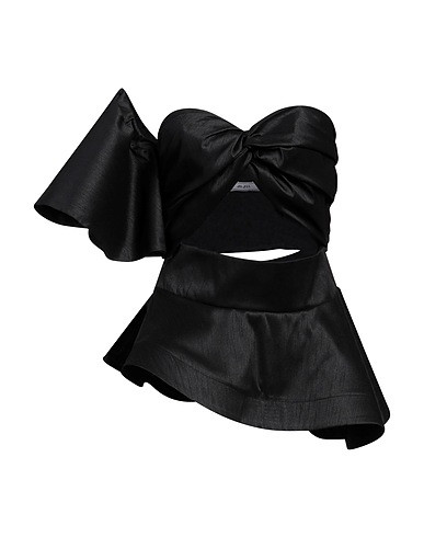 JIJIL  | Black Women‘s One-shoulder Top  | YOOX | YOOX (US)
