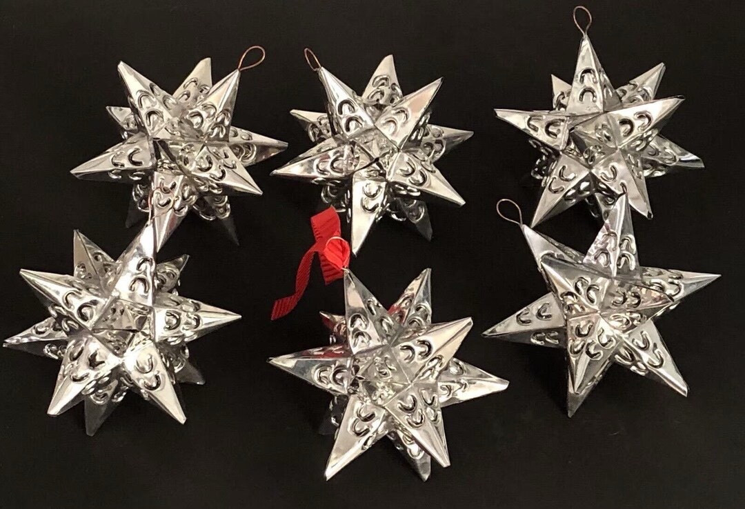 Mexican Christmas ornaments ✨

Estrellitas navideñas 

TIN STARS SET (6) Moravian Stars,
Silver Finish



#LTKSeasonal #LTKHoliday #LTKHome