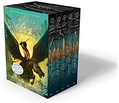 Percy Jackson and the Olympians 5 Book Paperback Boxed Set (new covers w/poster) (Percy Jackson &... | Amazon (US)