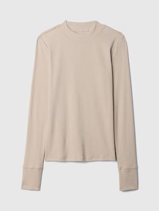 Essential Rib Mockneck T-Shirt | Gap (US)