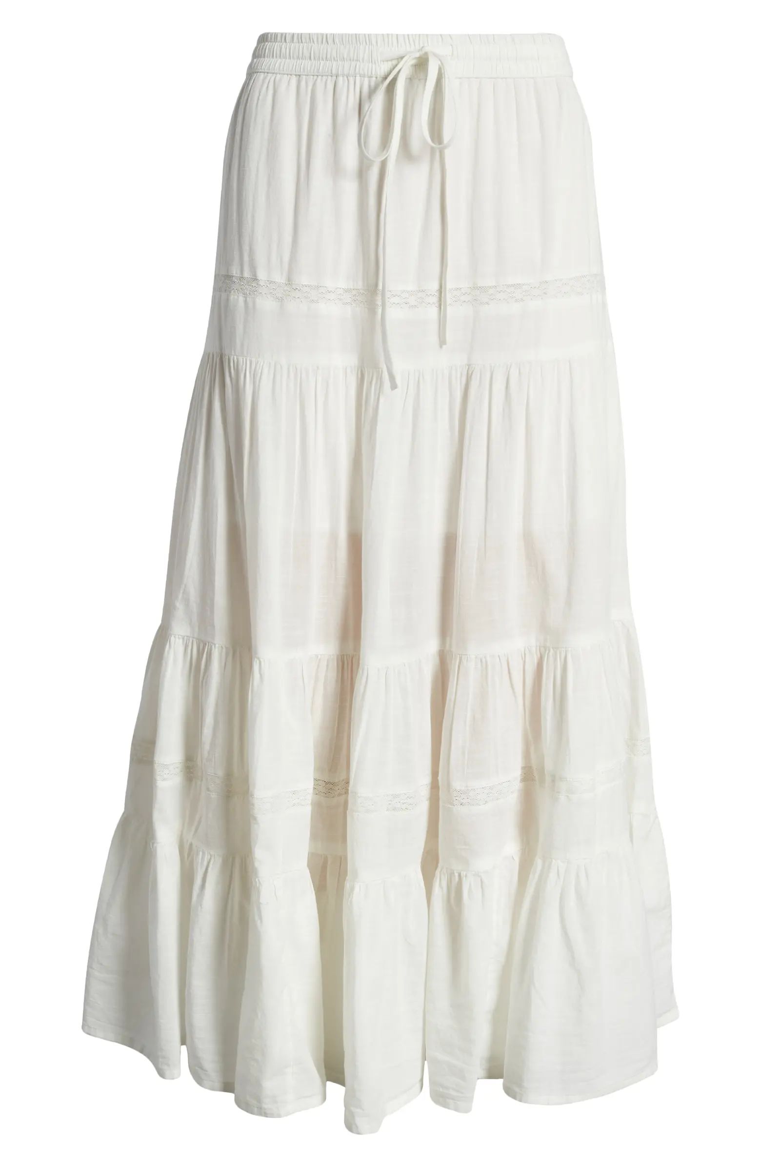 BP. Tiered Cotton Maxi Skirt | Nordstrom | Nordstrom