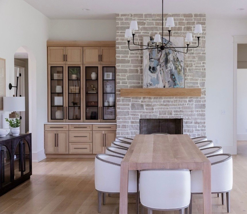 One of my favorite spaces in our home. If horses aren't you're thing, look at the other art pieces from DeAnn that may work for you. 

I bought this table from previous owner and it was custom Restoration but Pottery Barn also has a beautiful white oak and coordinating chairs.

#LTKmomlife #LTKHome #LTKOver40