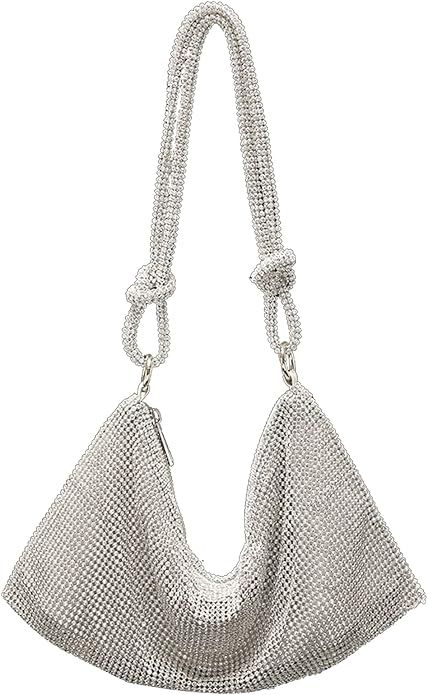 Rhinestone Purse Sparkly Bag Crystal Evening Clutch Bag for Women Evening Prom Rhinestone Handbag... | Amazon (US)