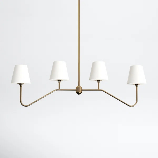 4 - Light Kitchen Island Modern Linear Chandelier | Wayfair North America