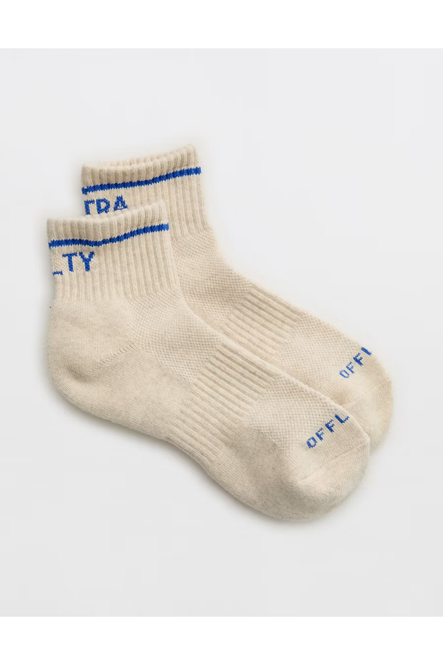 OFFLINE By Aerie Mesh Short Crew Sock Women's Laundry Blue One Size | Aerie