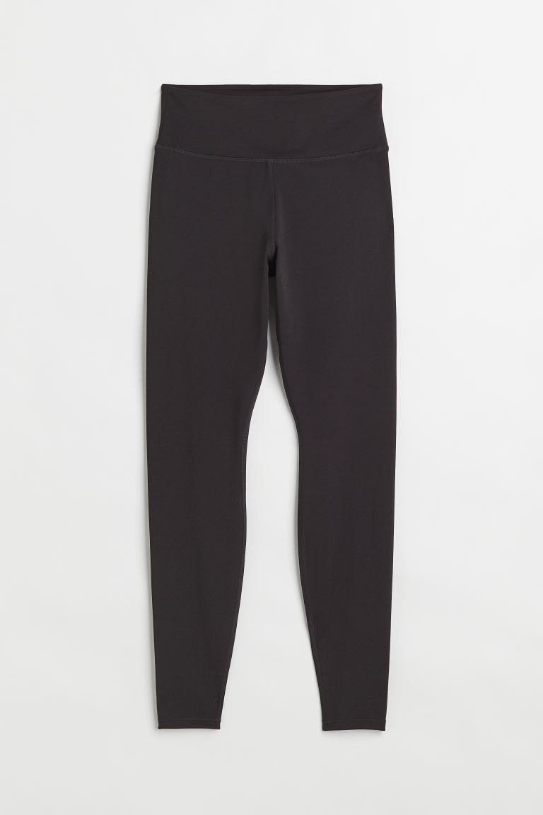 High Waist Sports Leggings - Black - Ladies | H&M US | H&M (US + CA)