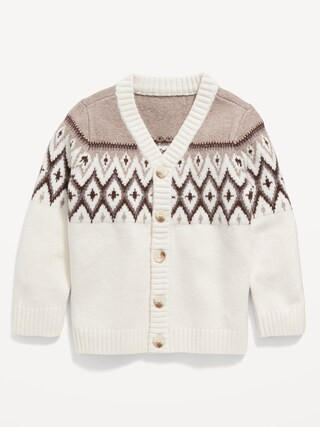 Fair Isle Button-Front Cardigan Sweater for Toddler Boys | Old Navy (US)