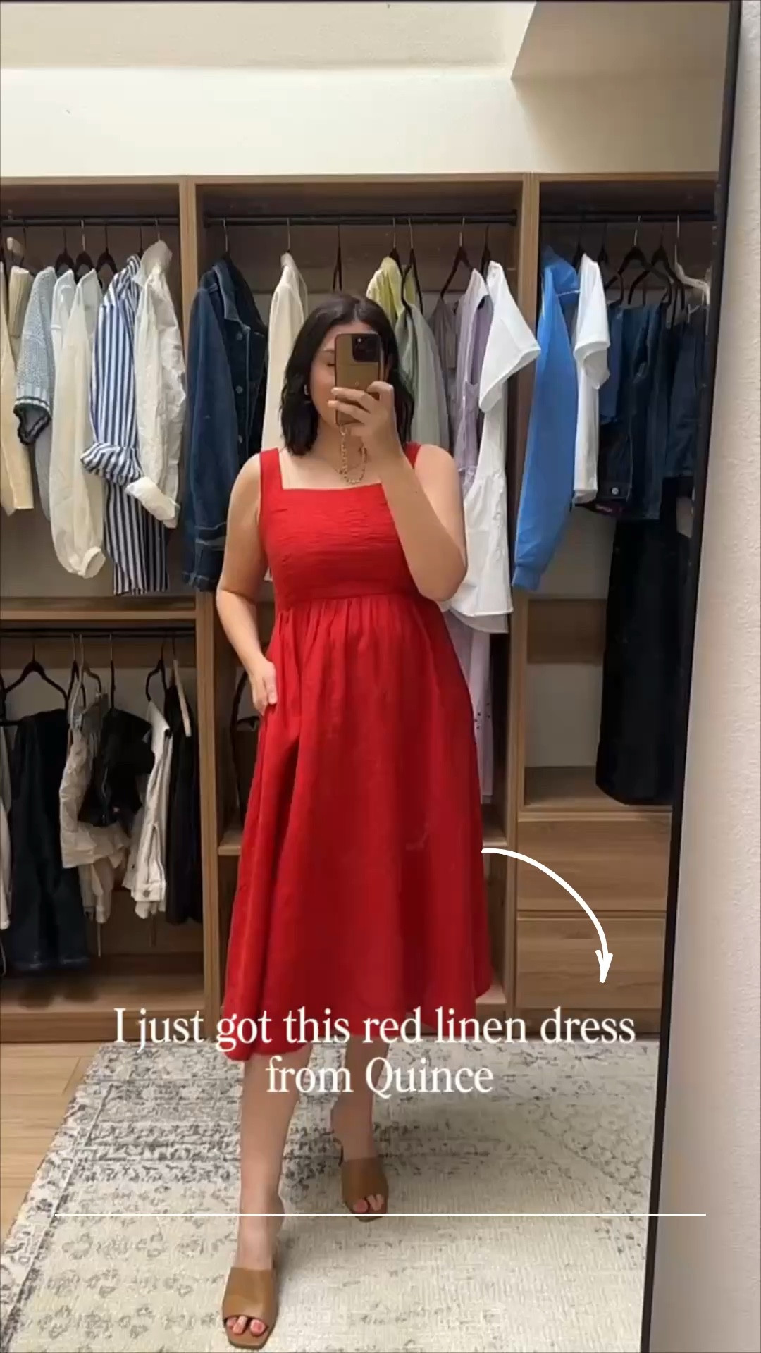 I’m in the large, true to size for me!

@Quince #quincepartner