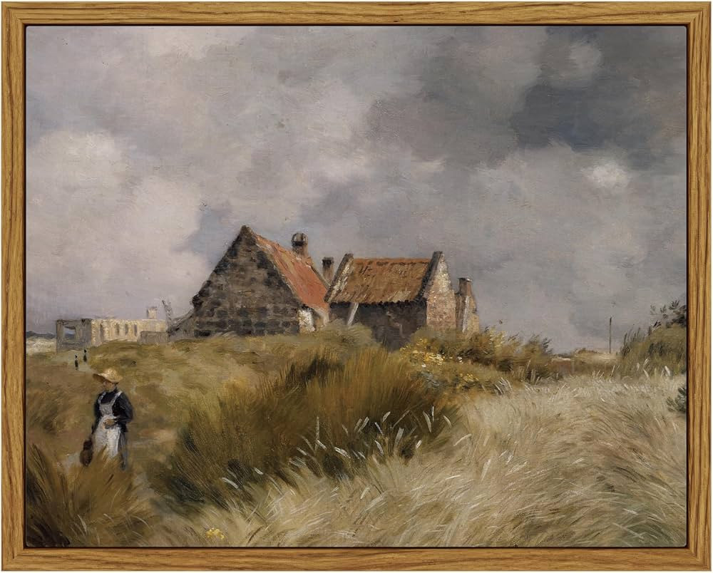 ARPEOTCY Vintage Framed Canvas Print Wall Art, Vintage Landscape Wall Art, Natural Scenery Vintag... | Amazon (CA)